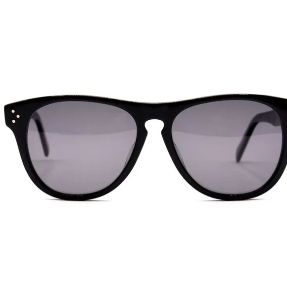 NEW CELINE PARIS CL40102F 01A BLACK AUTHENTIC SUNGLASSES - Picture 2 of 7